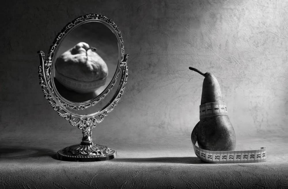 Body Image Reflection by Victoria Glinka — canvas wall art