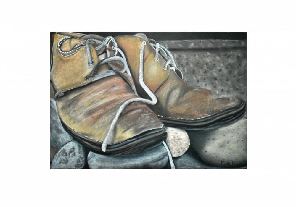 Vellies by Marchelle de Kock — canvas wall art