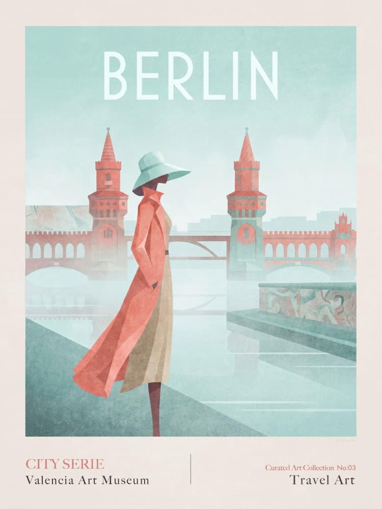 Berlin by Emel Tunaboylu — canvas wall art