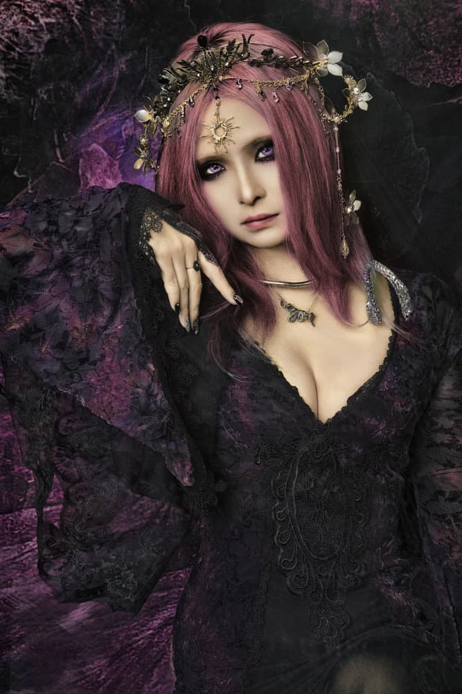 Mystical Crowned Beauty by KOIKI — canvas wall art