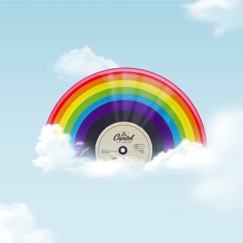 Rainbow Record Clouds by Artem Pozdniakov — canvas wall art
