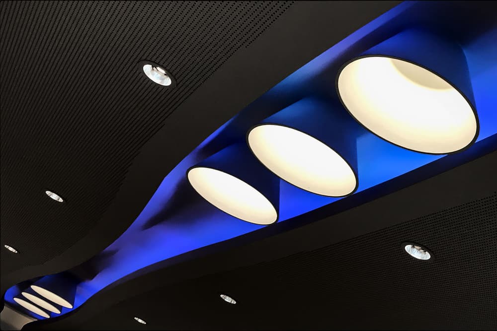 Modern Blue Ceiling Lights by Lus Joosten — canvas wall art