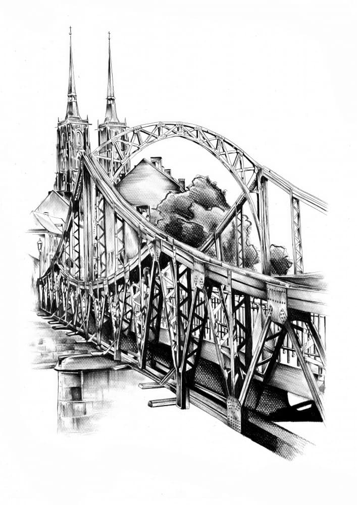 Historic City Bridge by Kulik — canvas wall art