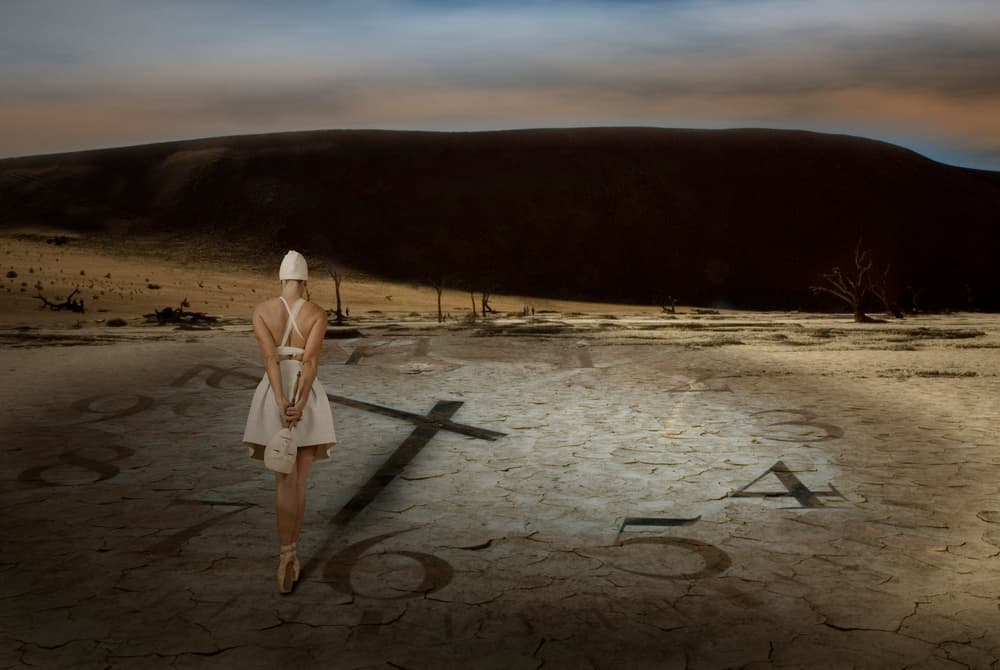 Surreal Time Desert by Christine von Diepenbroek — canvas wall art