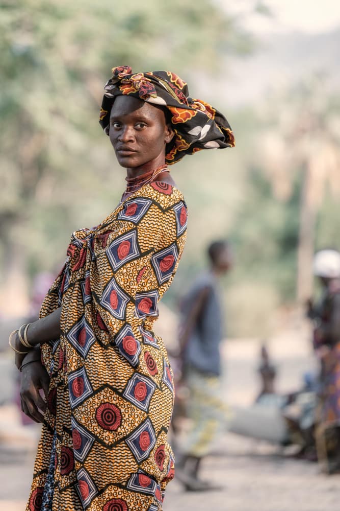Vibrant African Portrait by Trevor Cole — canvas wall art