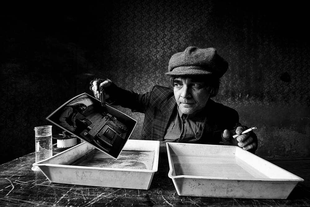 Darkroom Photographer by mario grobenski - psychodaddy — canvas wall art