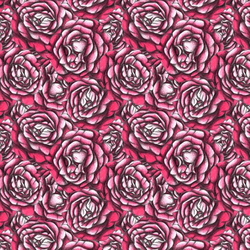 Pink Petal Pattern by Cecilia Battaini — canvas wall art
