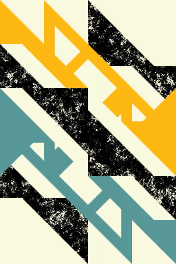 Dynamic Geometric Pattern by Petr Strnad — canvas wall art
