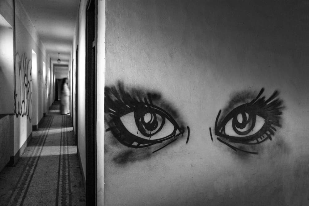 Watching Eyes Mystery by Giorgio Toniolo — canvas wall art
