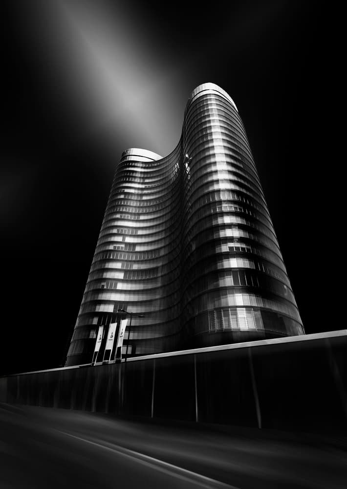 Sleek Modern Skyscraper by Greetje van Son — canvas wall art