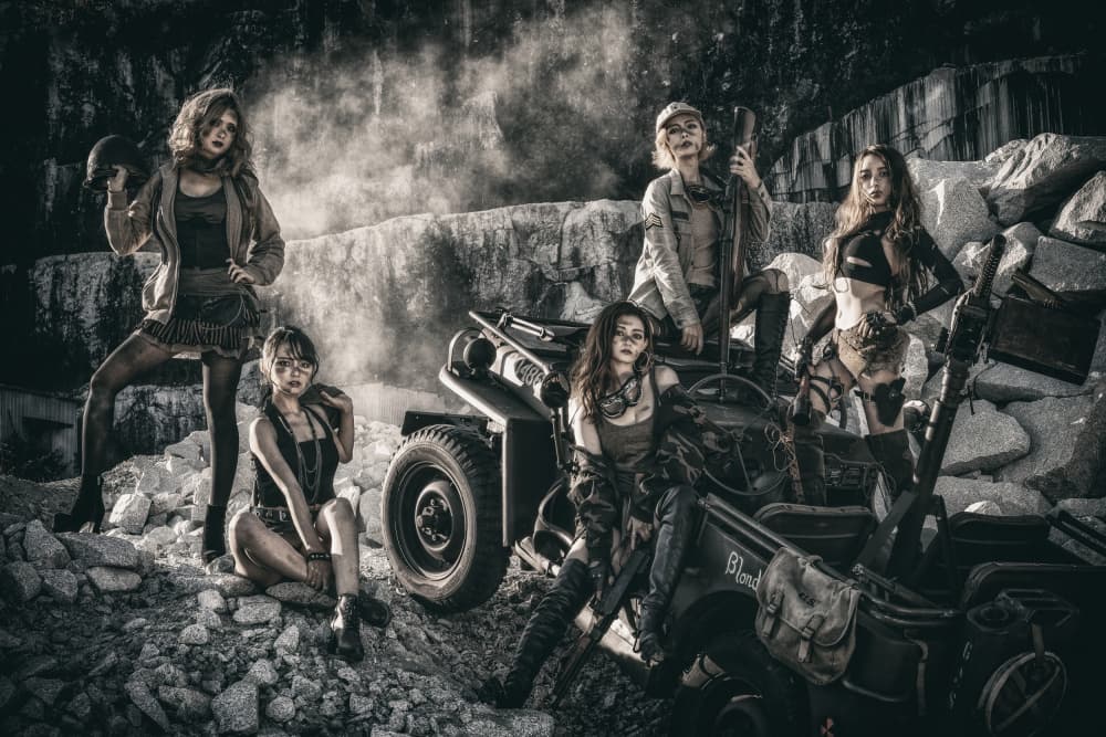 Wasteland Rebel Group by KOIKI — canvas wall art