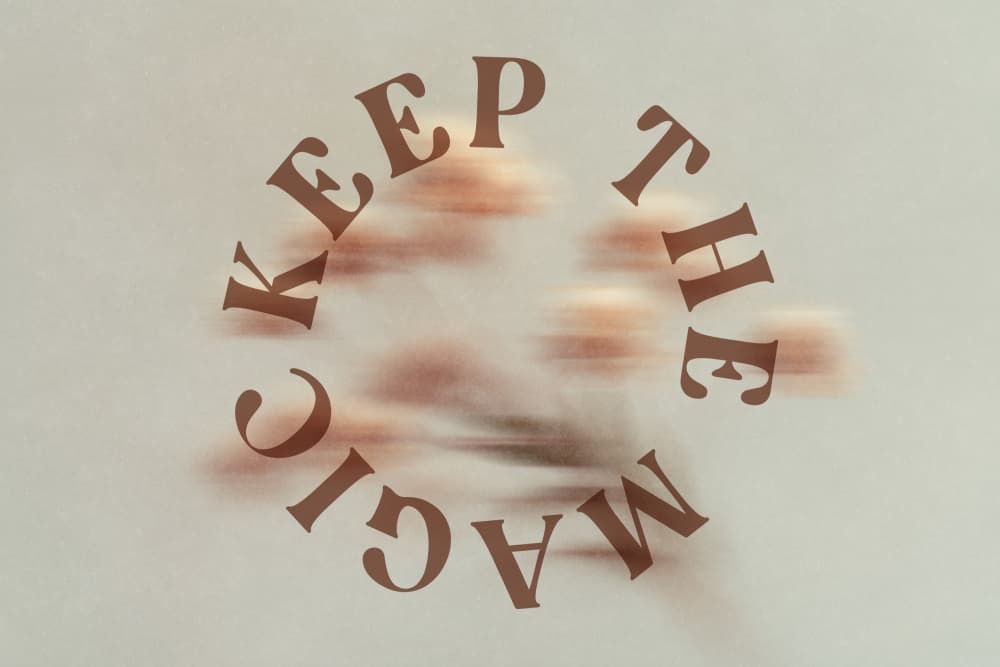 Keep The Magic Quote by Treechild — canvas wall art