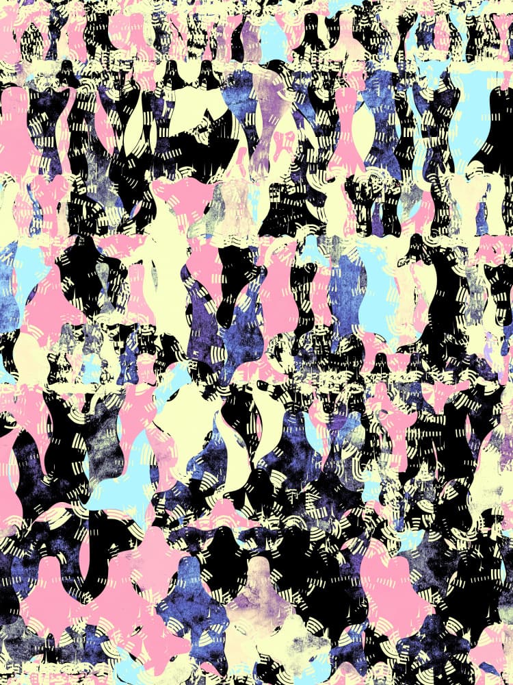 Vibrant Abstract Flow by Angelo Cerantola — canvas wall art
