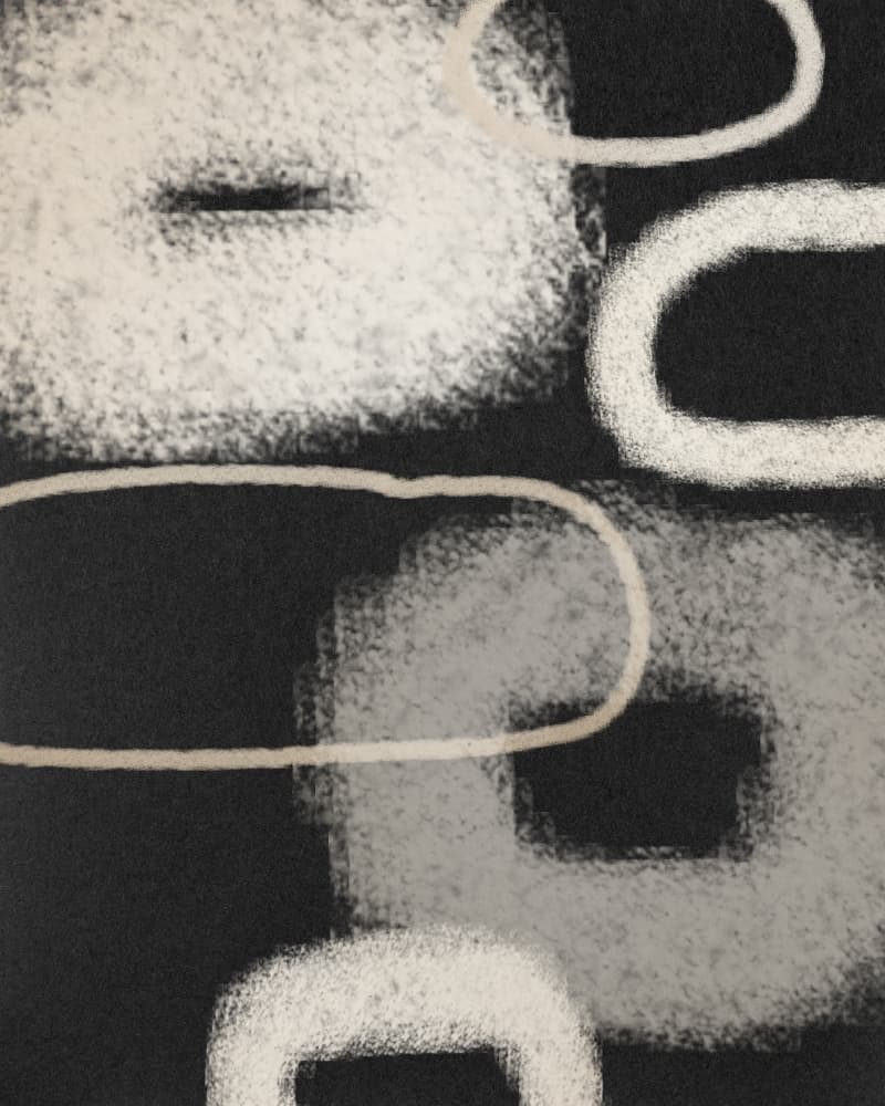 Soft Geometric Abstraction by Diana Jahns — canvas wall art