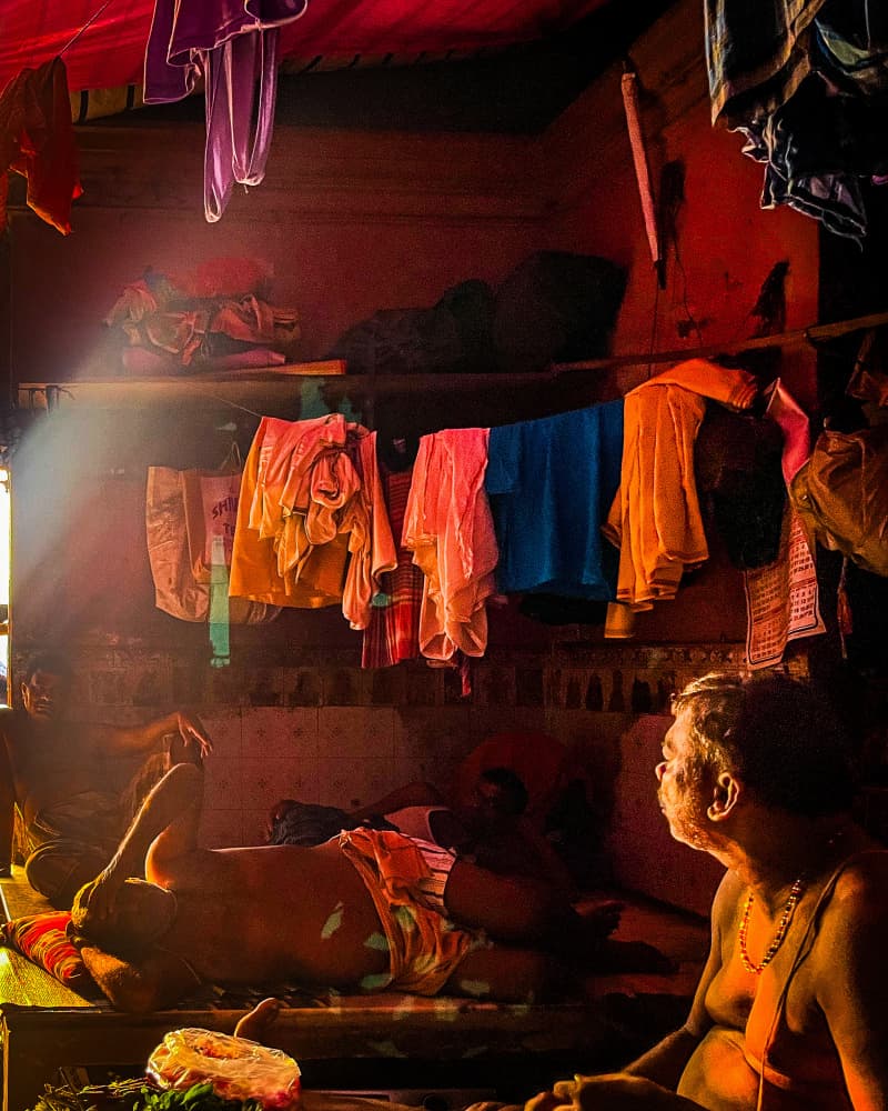 Sunlit Domestic Scene by Subhajit Das — canvas wall art