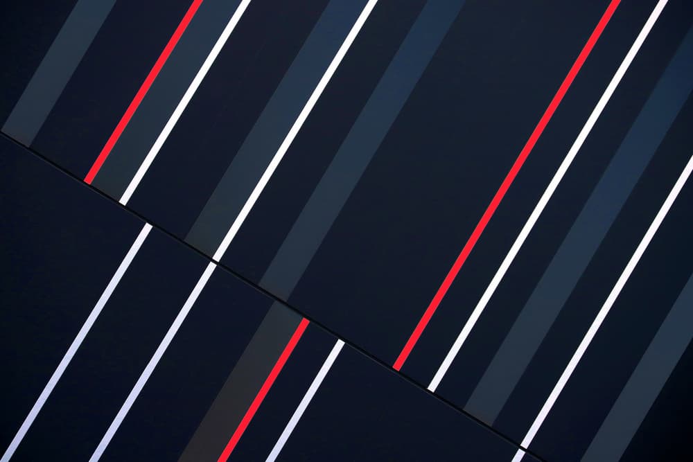 Modern Geometric Stripes by Hans-Wolfgang Hawerkamp — canvas wall art