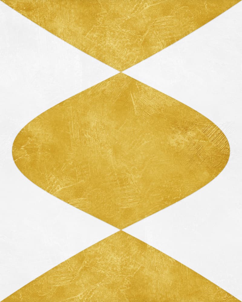 Elegant Gold Form by Ema Paraschiv — canvas wall art