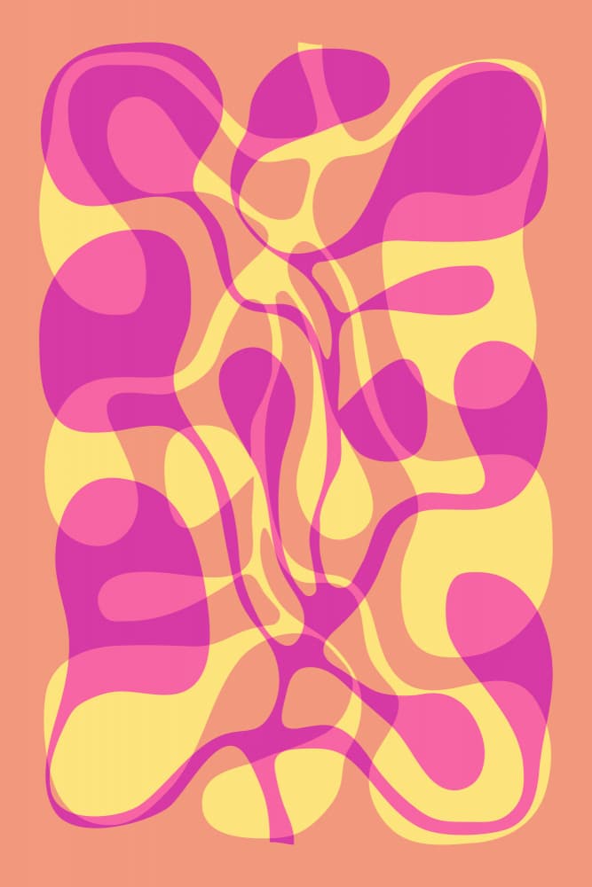 Vibrant Fluid Abstract Forms by Studio Memb — canvas wall art