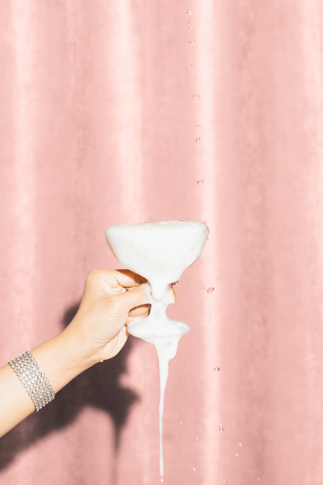 Overflowing Champagne Coupe by Pictufy Studio III — canvas wall art