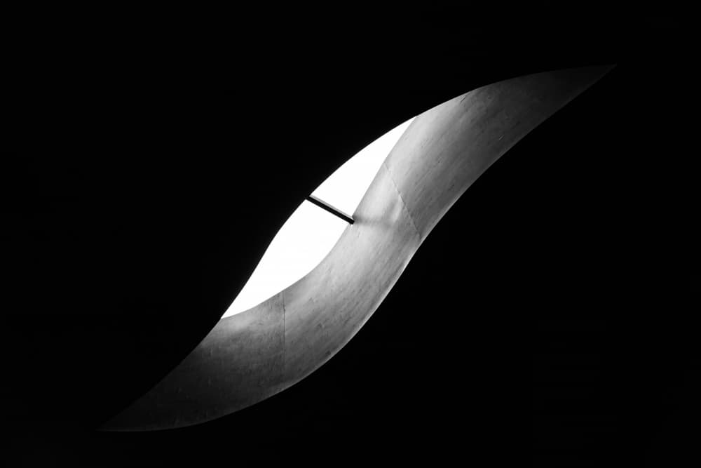 Abstract Curved Form by Roswitha Schleicher-Schwarz — canvas wall art