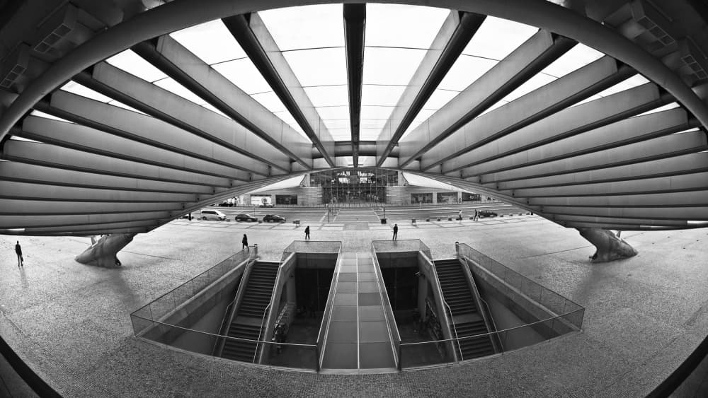 Sleek Urban Architecture by Rodrigo Marin — canvas wall art
