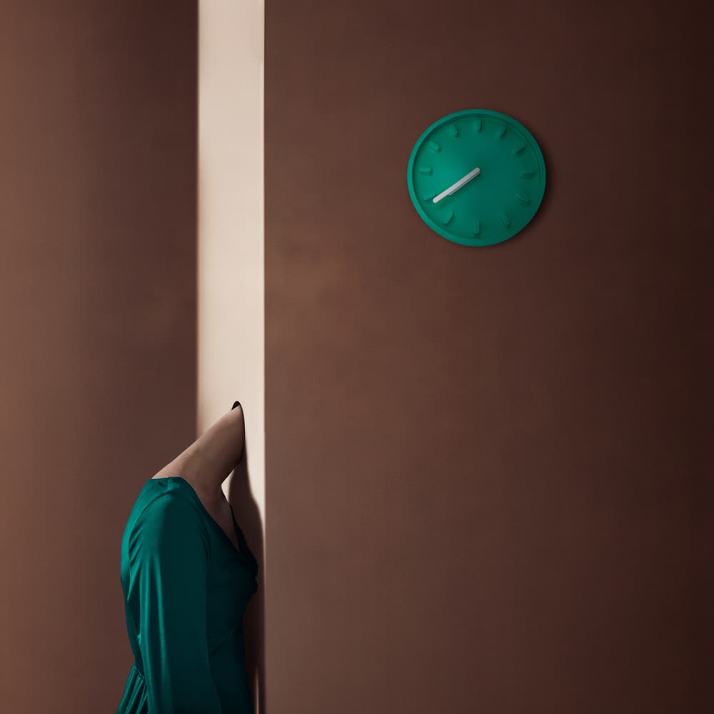 Minimalist Woman Clock by hardibudi — canvas wall art