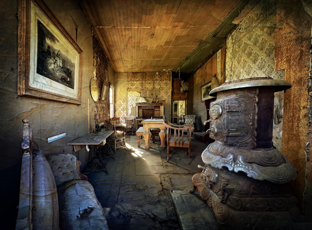 Abandoned Rustic Room by Michel Romaggi — canvas wall art