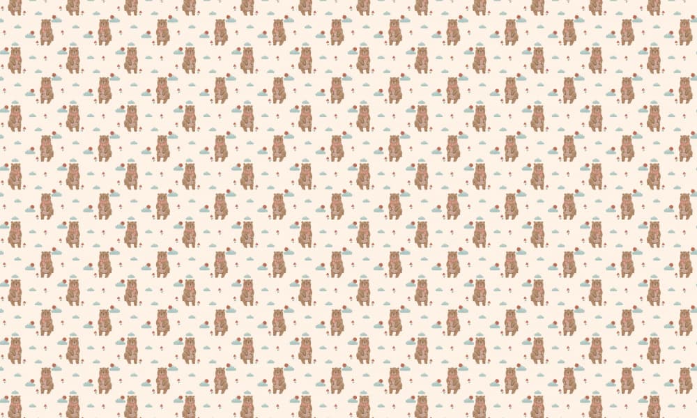 Cute Sailor Bears Pattern by Weronika Gross — canvas wall art