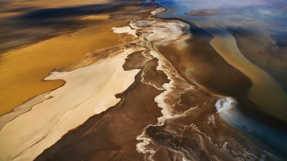 Earthy River Delta by Phillip Chang — canvas wall art