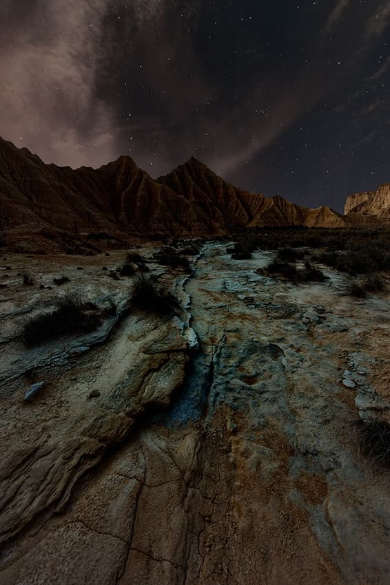 Starry Desert Night by David Martin Castan — canvas wall art