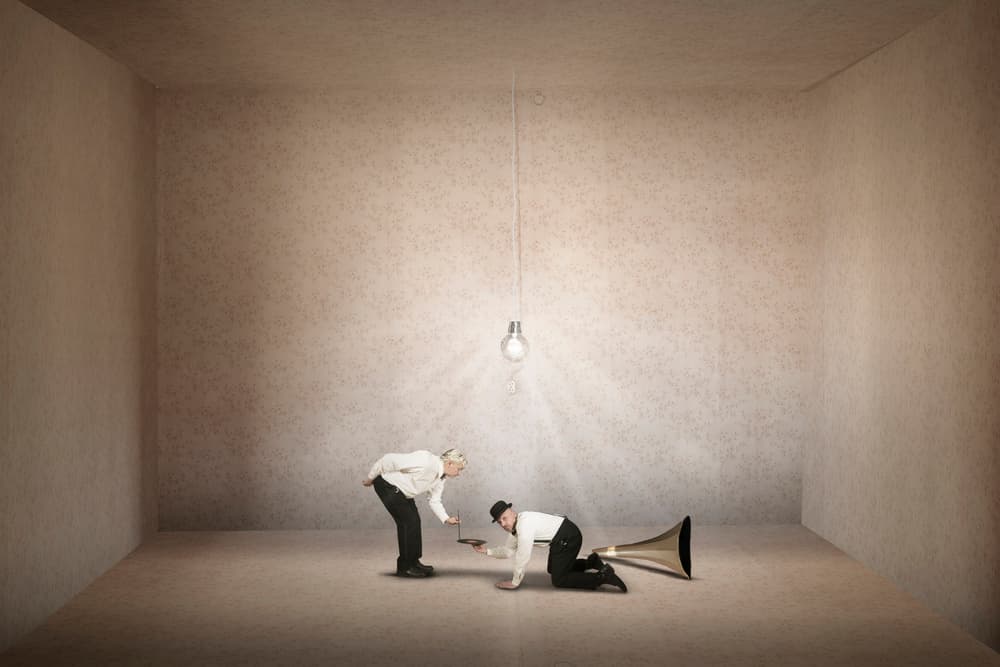 Weighing The Listener by Christine von Diepenbroek — canvas wall art