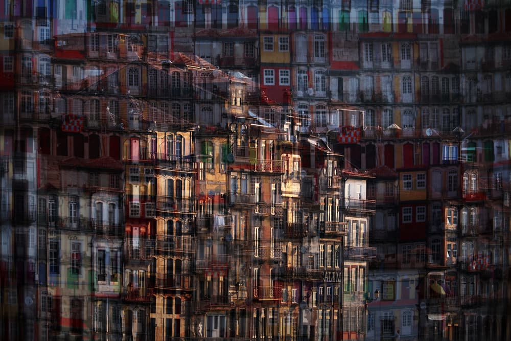 Intricate City Layers by Hans-Wolfgang Hawerkamp — canvas wall art