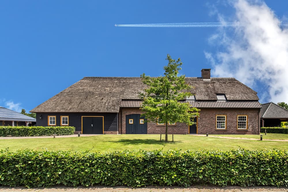 Rural Farmhouse Summer Day by Theo Luycx — canvas wall art