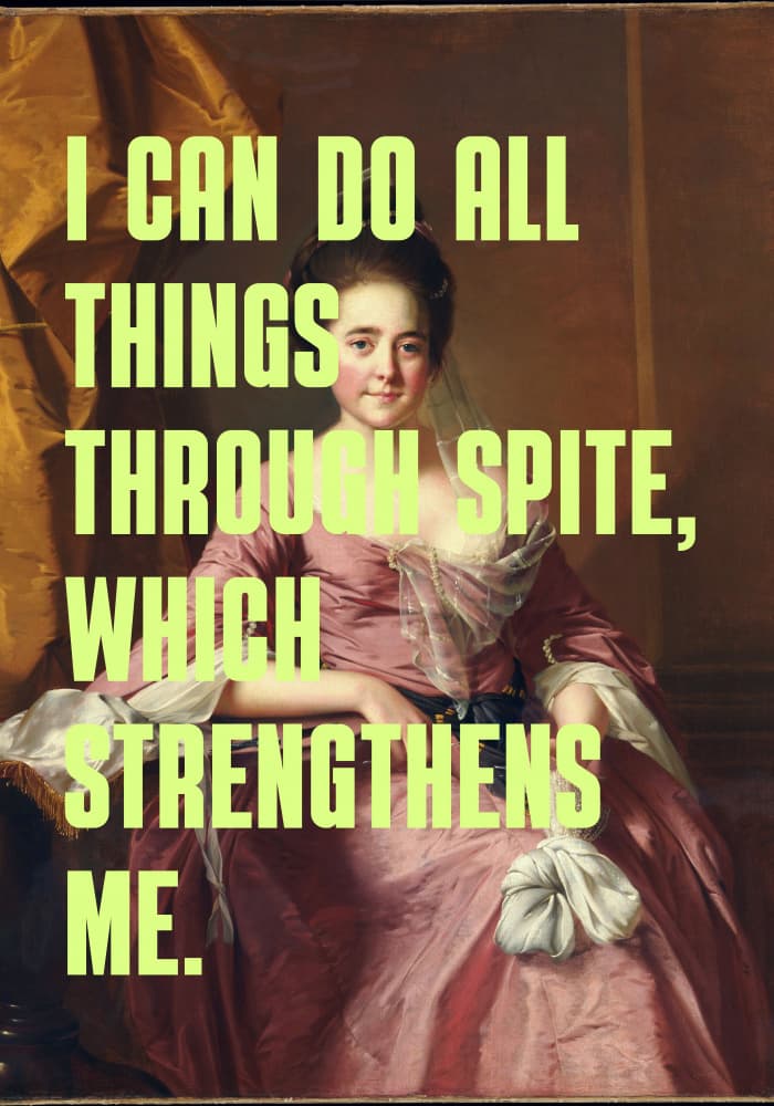 Sassy Spite Portrait by Athene Fritsch — canvas wall art