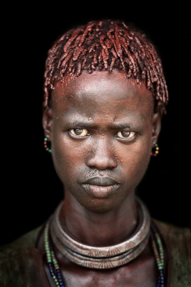 Striking Tribal Youth by Trevor Cole — canvas wall art