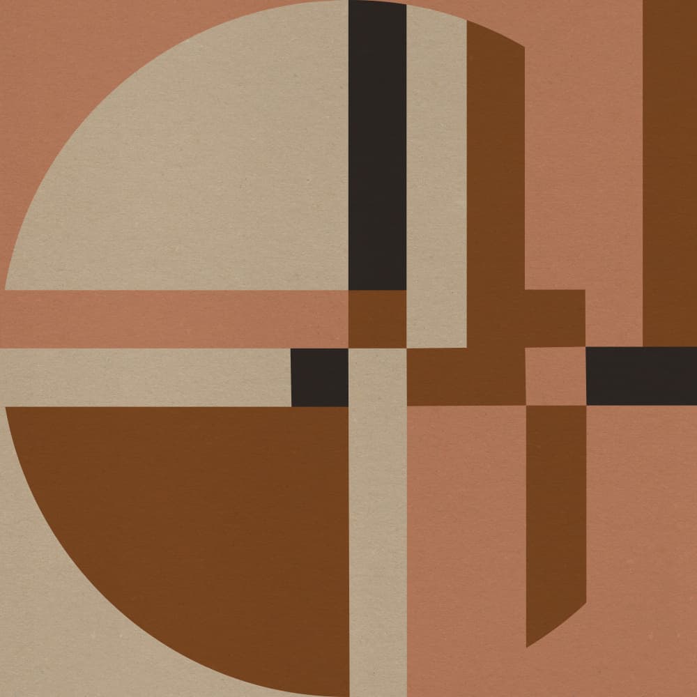 Modern Earth Geometry by Dina Dankers — canvas wall art