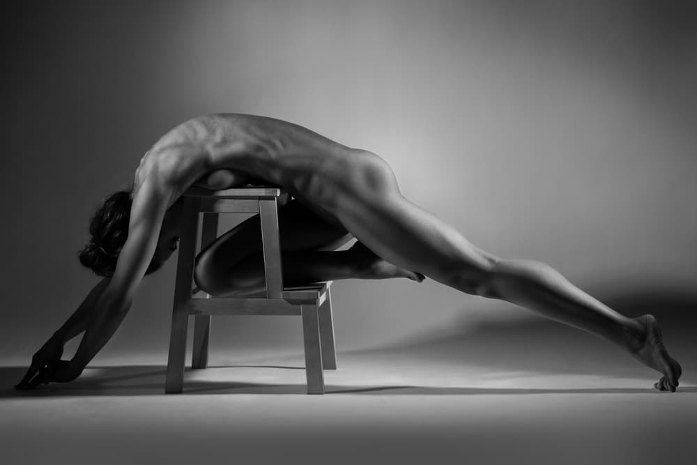 Flexible Female Form by Anton Belovodchenko — canvas wall art