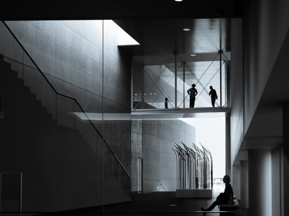 Modern Architectural Silhouettes by IKUMI FUKAZAWA — canvas wall art
