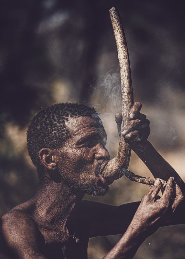 Tribal Elder's Pipe by Marco Tagliarino — canvas wall art