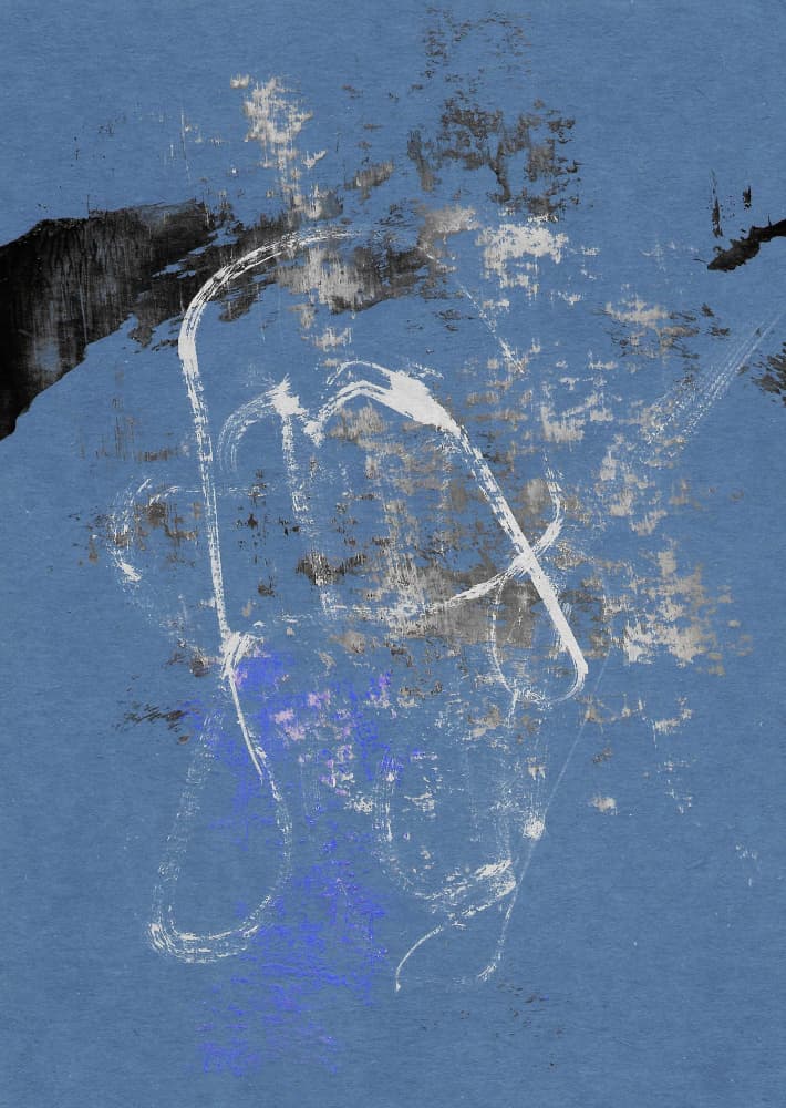 Dynamic Blue Abstract by Santhosh ch — canvas wall art