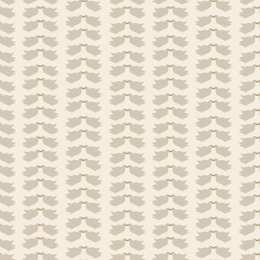 Love Birds Pattern by Josie George — canvas wall art