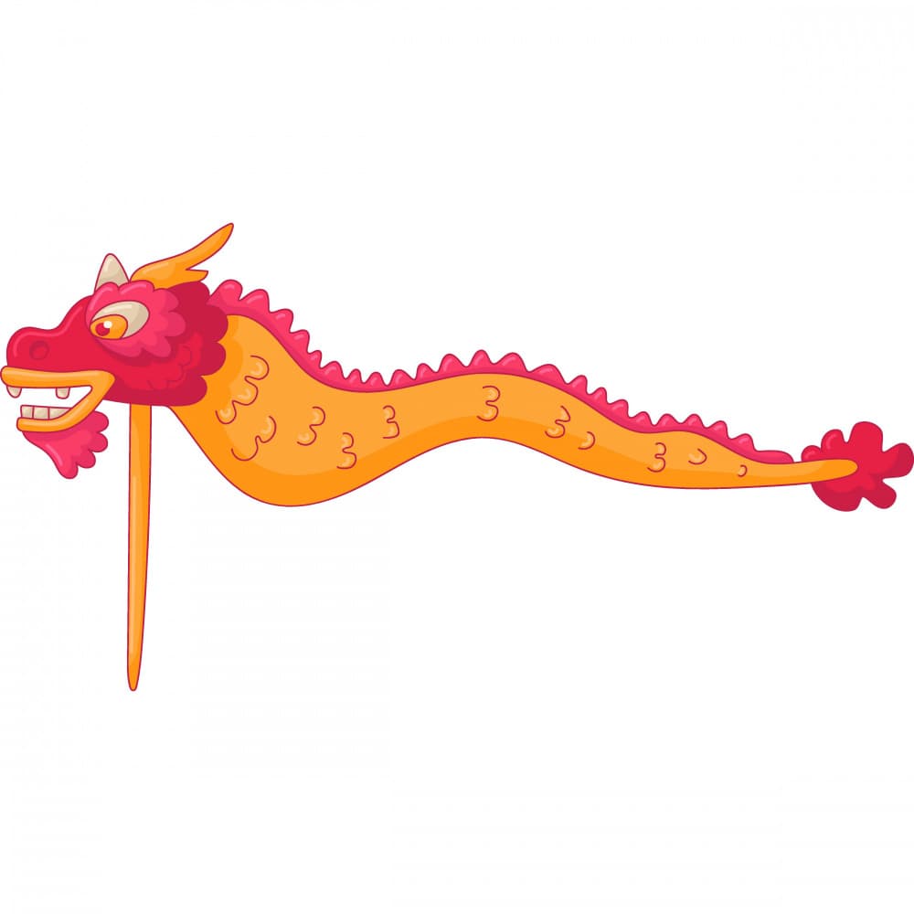 Lucky Dragon Dance by Marika Barsrsind β canvas wall art
