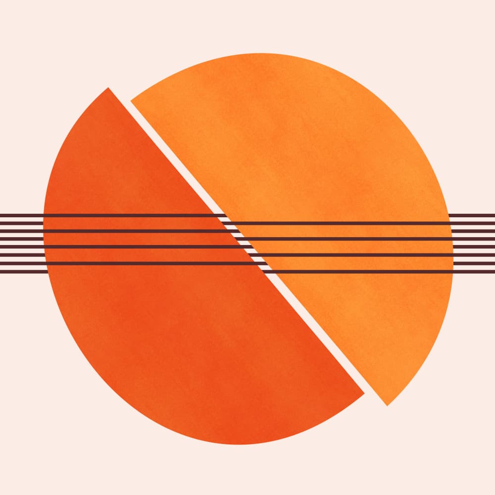 Good Morning Abstract by Kristian Gallagher — canvas wall art
