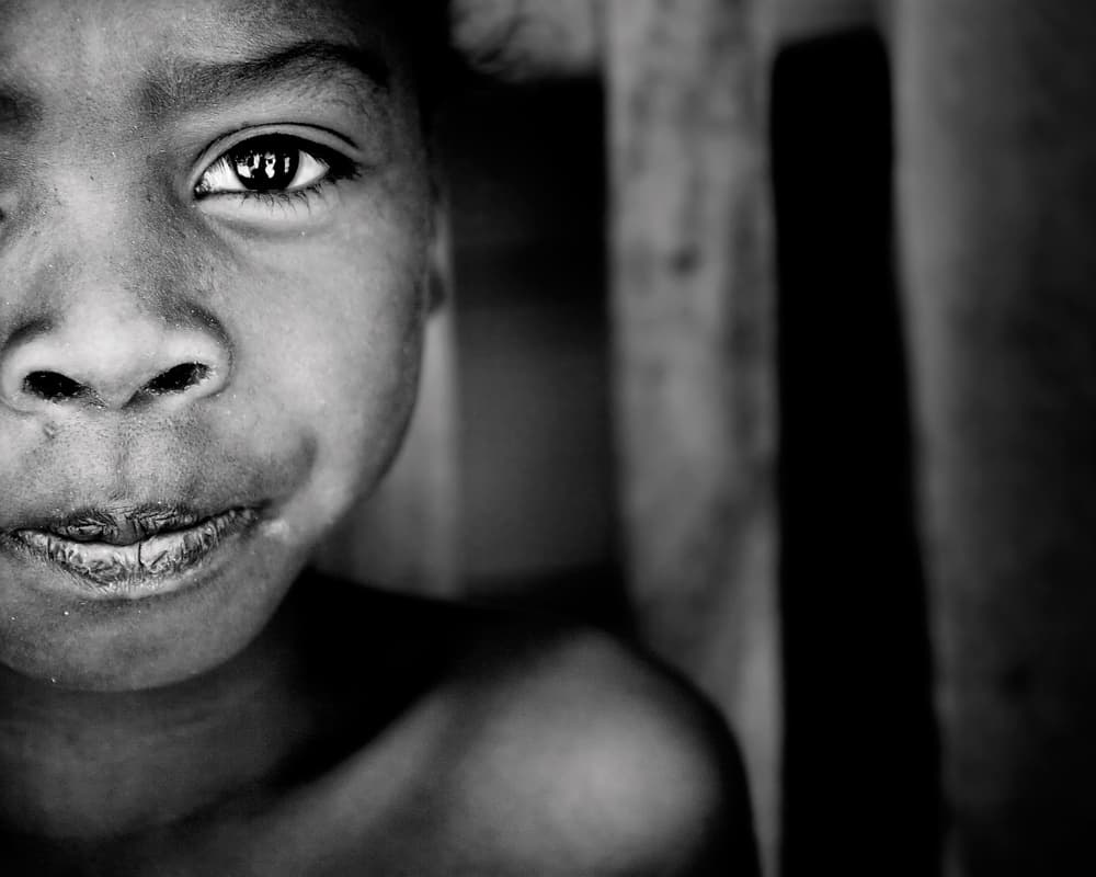 Young Soulful Gaze by txules — canvas wall art