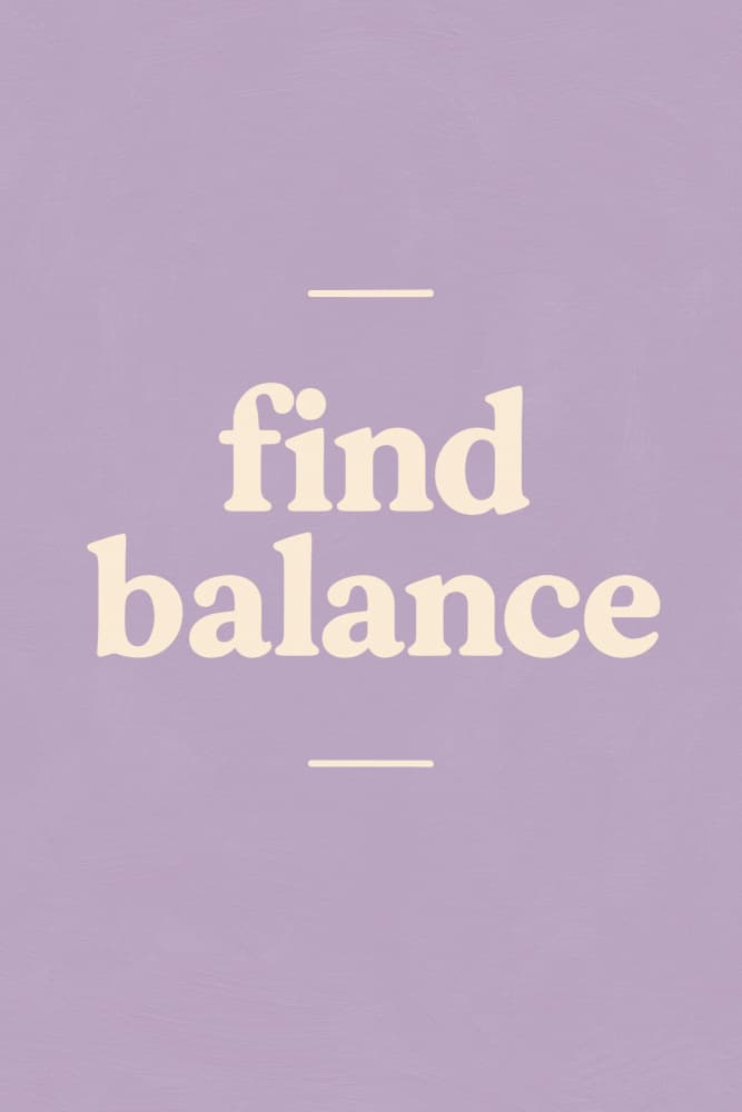 Findbalance(purple) by Treechild — canvas wall art