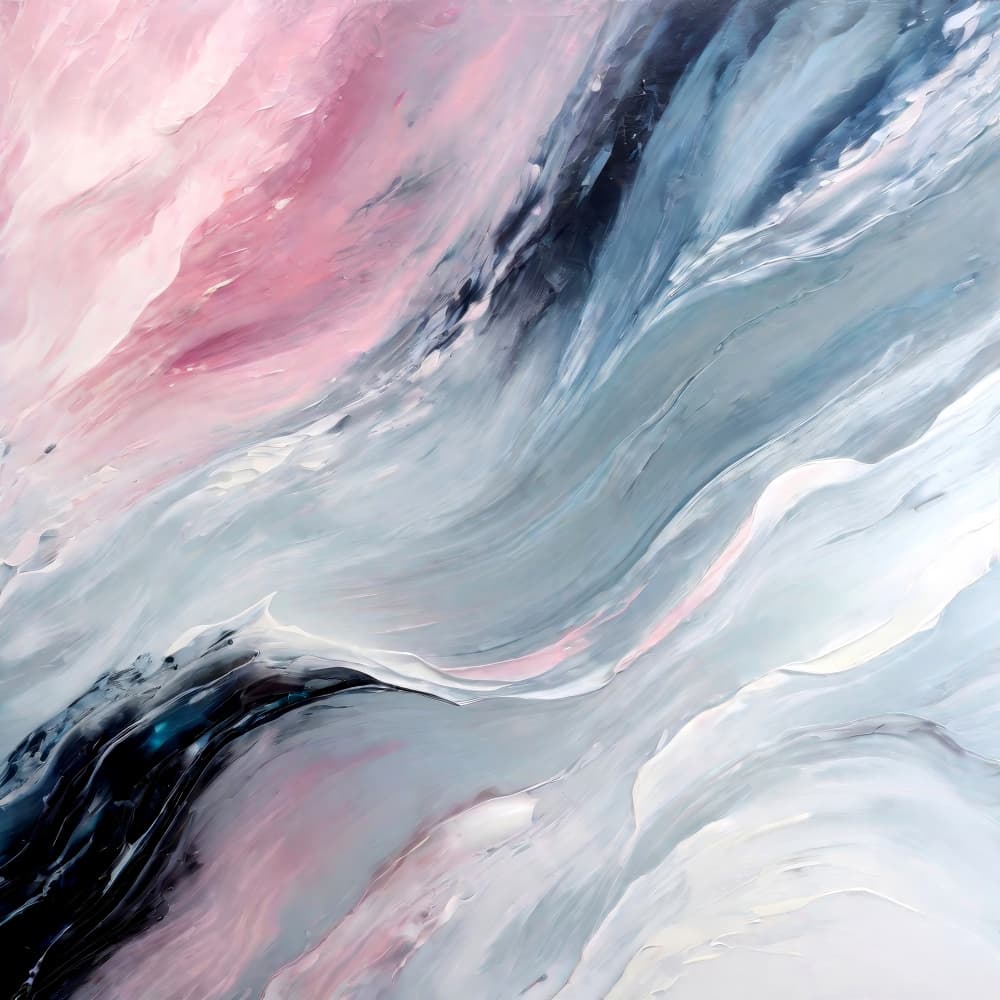 Abstract Ocean Flow by Alpenglow Workshop — canvas wall art
