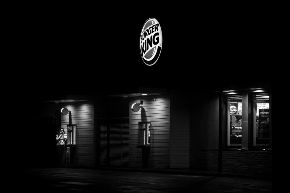 Dark Night Drive Thru by Juan Marín Gómez — canvas wall art