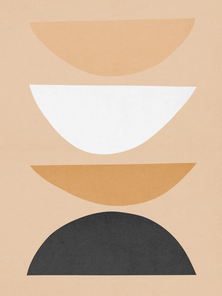 Balanced Gentle Curves by Vitor Costa — canvas wall art