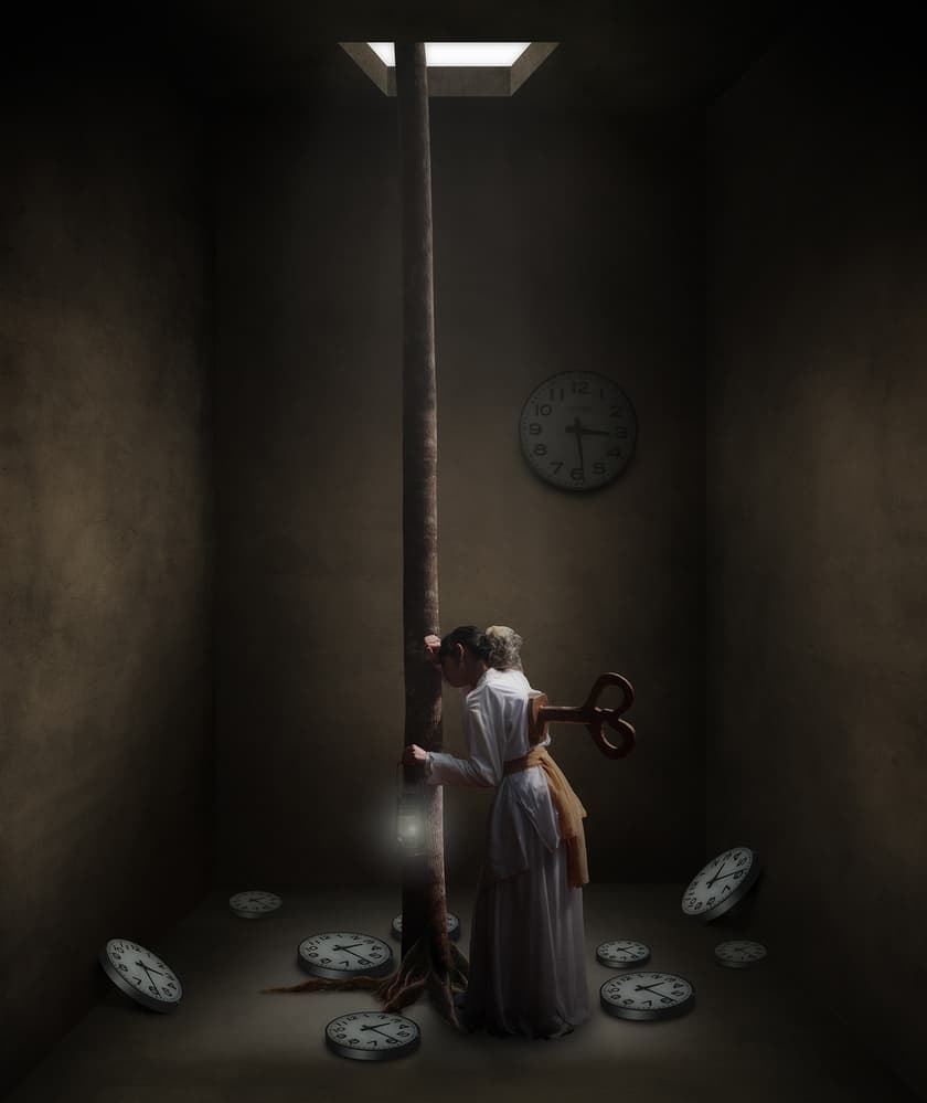 The Wind Up Woman by Hari Sulistiawan — canvas wall art