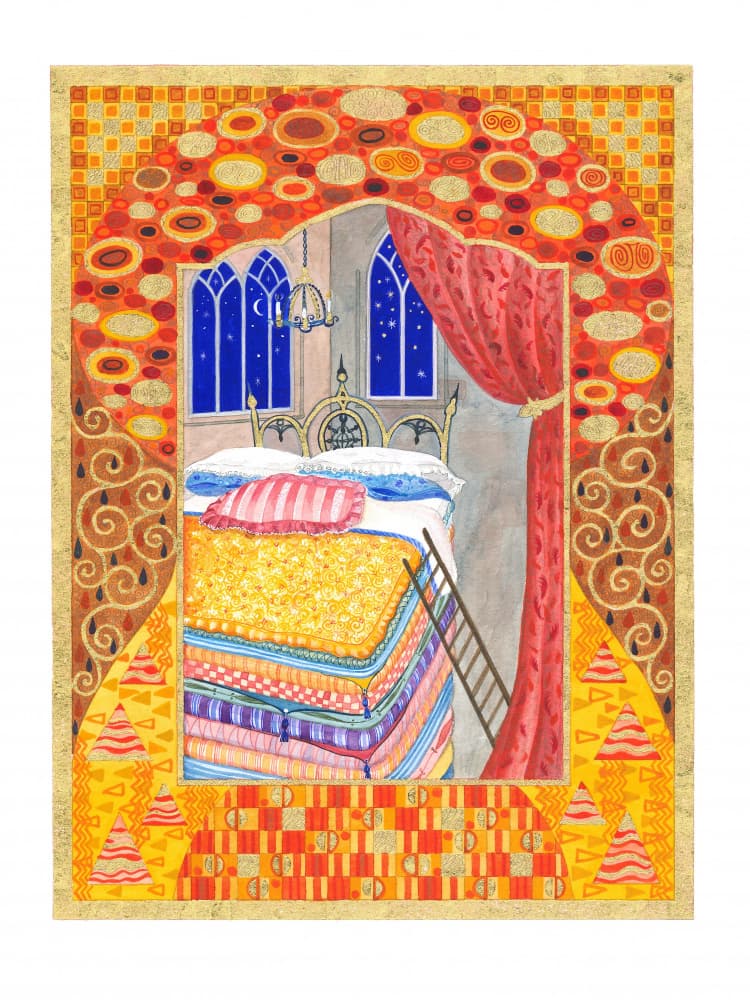 Princess and the Pea by Isabelle Brent — canvas wall art